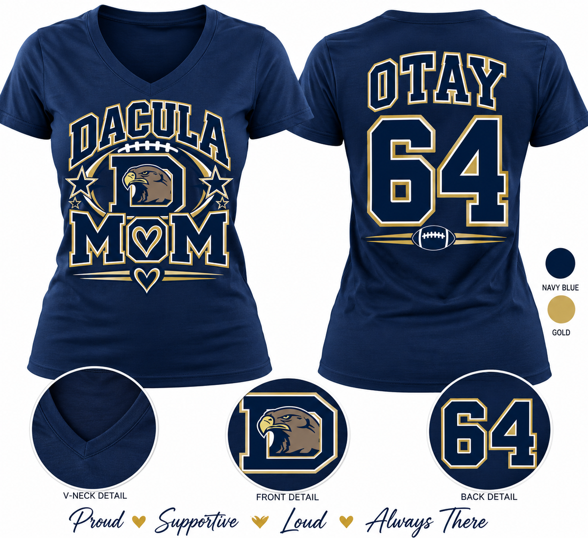 Dacula Spirit wear Football  T-Shirt 2026