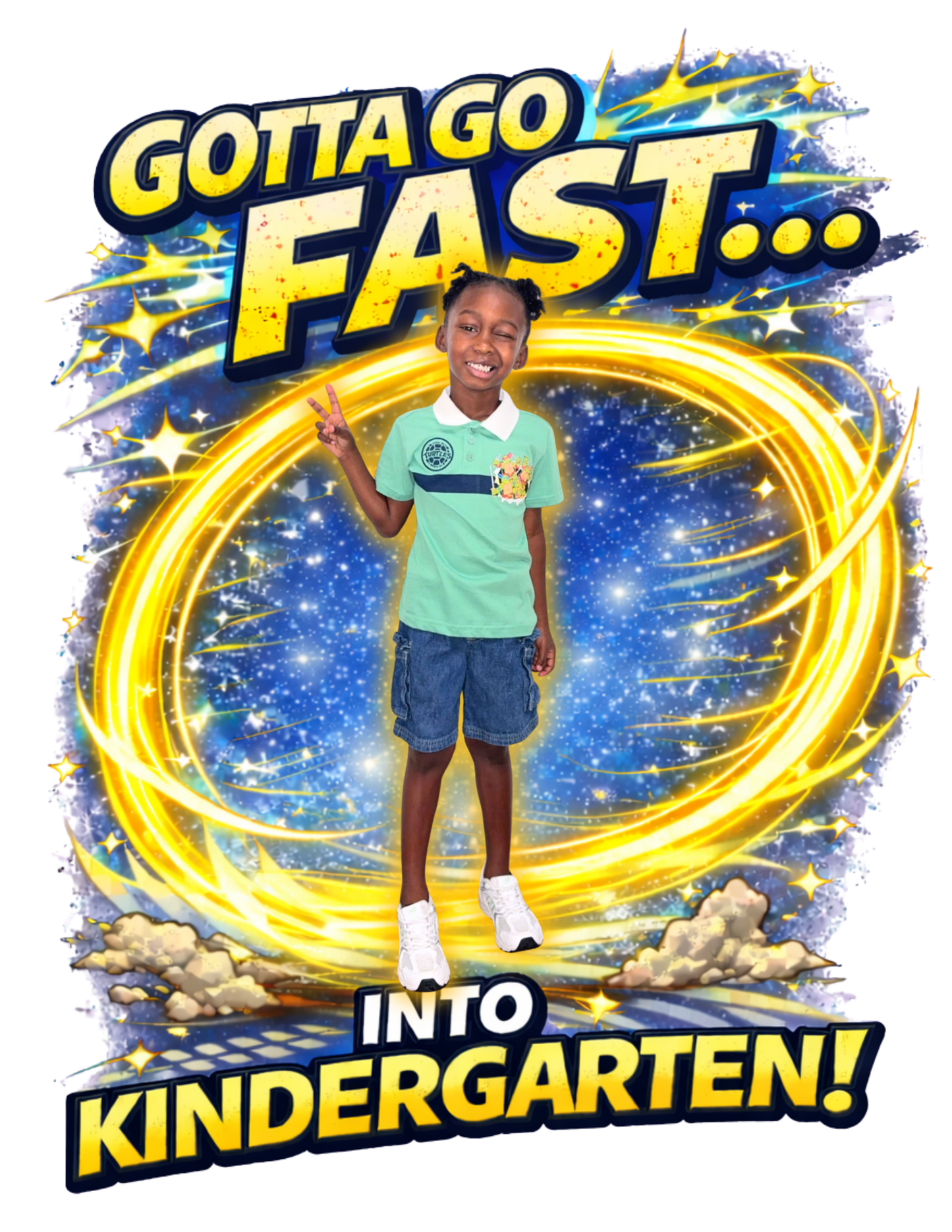 Gotta Go FAST...  Into Kindergarten! 🏁